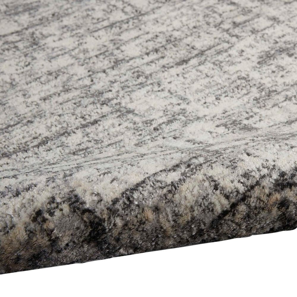 Nourison Rush 10&#39; x 14&#39; Ivory and Grey Area Rug, , large