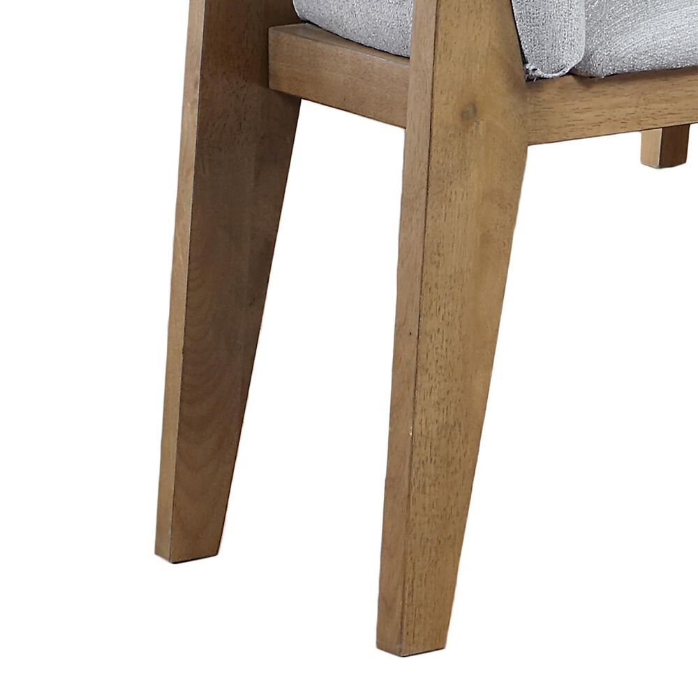 HOMLUX Armless Dining Chair in Gray (Set of 2), , large