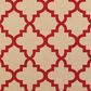 Oriental Weavers Cayman Sand and Red 5"3" x 7"6" Indoor/Outdoor Area Rug, , large