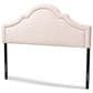 Baxton Studio Rita Full Panel Headboard in Light Pink, , large