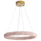 Golden Lighting Corallo 30" 1-Light LED Chandelier with Coral Shade in Gold, , large