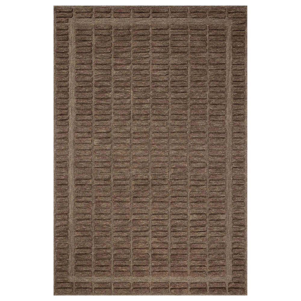 Chris Loves Julia x Loloi Bradley 2"3" x 3"9" Cocoa Area Rug, , large