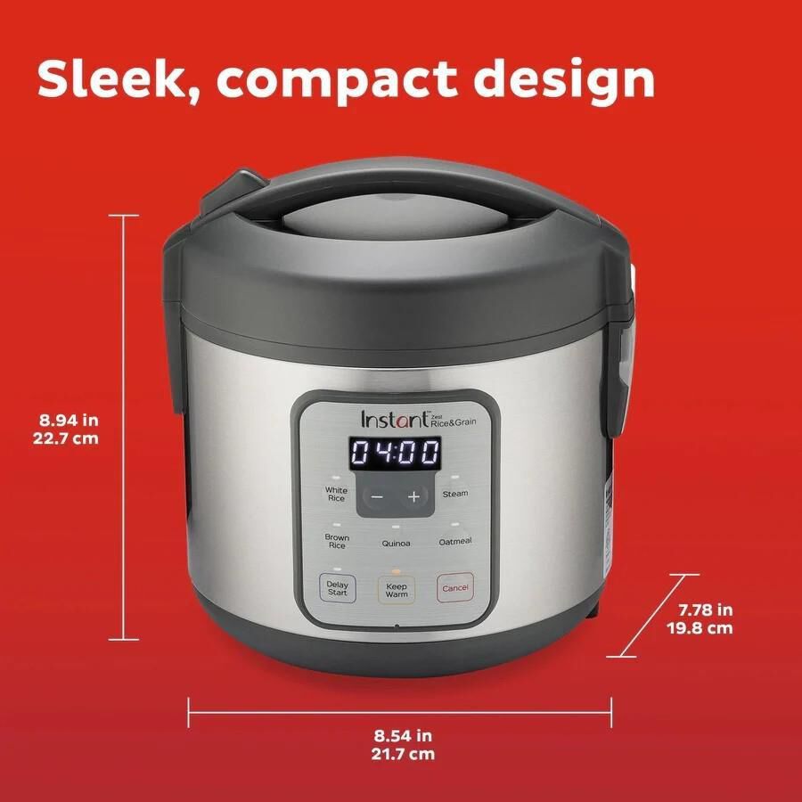 Instant Brands Zest 8 cup Rice and Grain Cooker NFM