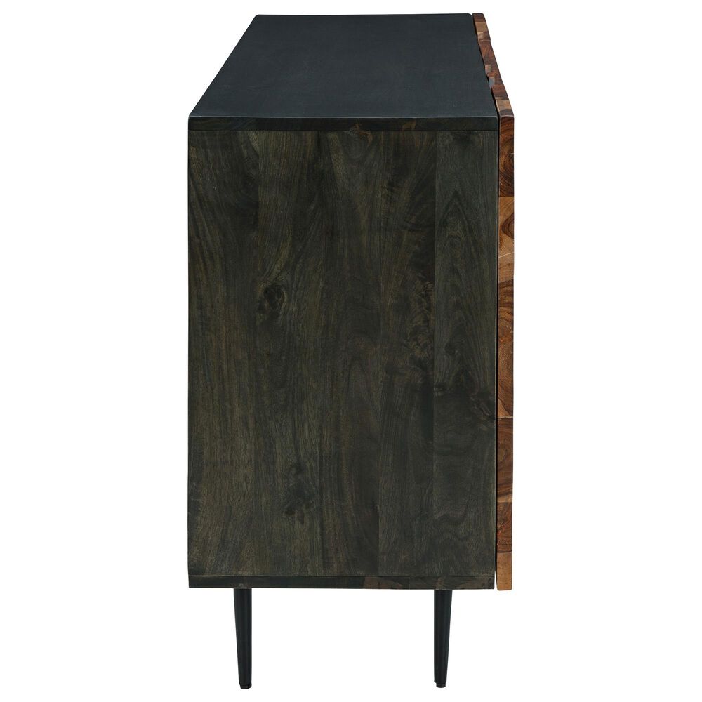Ashley Darrey 64&quot; Accent Cabinet in Natural and Brown, , large