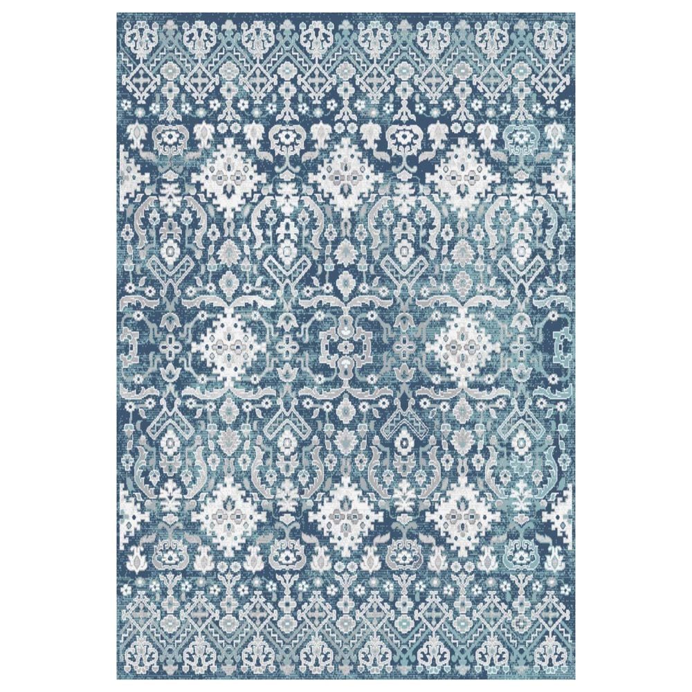 Central Oriental Sientan Wali 2522.260 5'3" x 7'3" Dark Blue and Grey Area Rug, , large