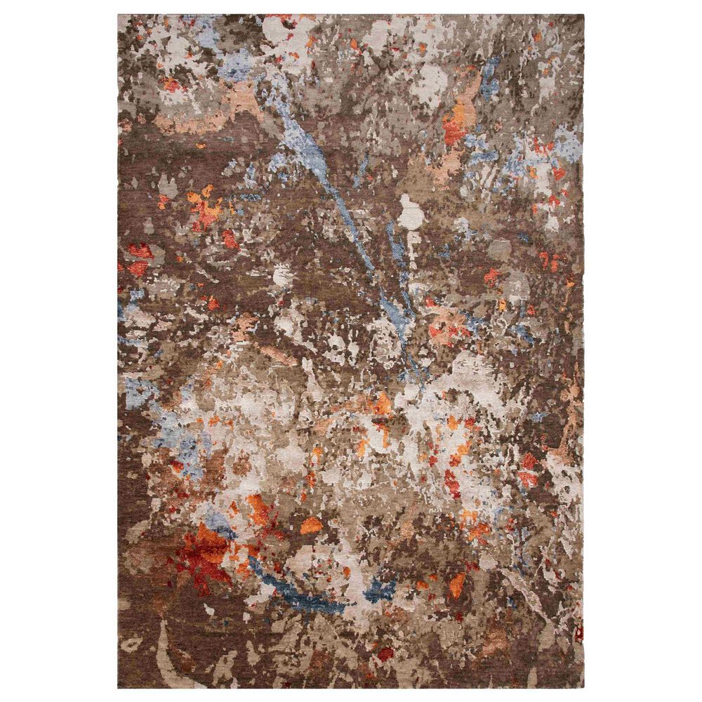 Rizzy Evolution 2" x 3" Brown and Multicolor Area Rug, , large