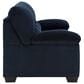 Ashley SimpleJoy Stationary Sofa in Navy, , large