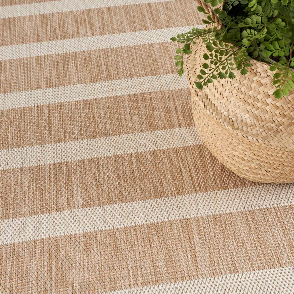 Nourison Positano POS03 Beige and Ivory 8&#39; x 10&#39; Indoor/Outdoor Area Rug, , large
