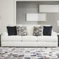Ashley Karinne Stationary Sofa in Linen, , large