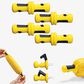 Dreamfarm Lockorns Lock Corn Holder in Yellow and Black (Set of 4 Pairs), , large