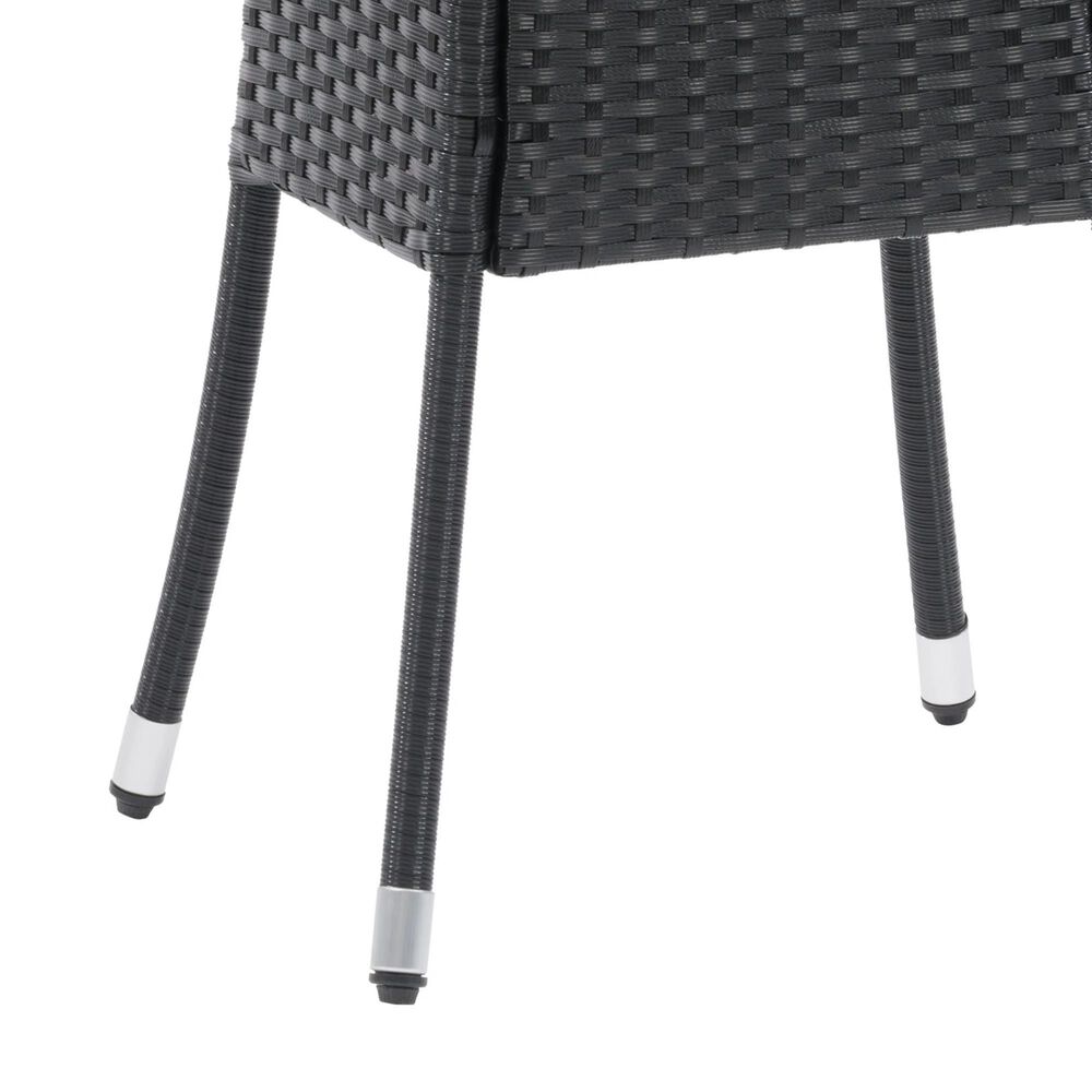 CorLiving Parksville Patio Bistro Table in Black, , large