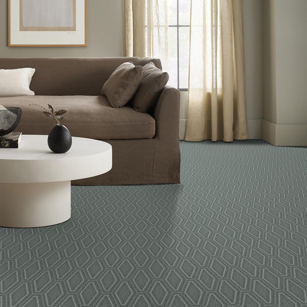 Anderson Tuftex Cozy Cable Carpet in Blue Fern, , large