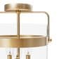 Hunter Karloff 3-Light Semi-Flush Mount in Alturas Gold, , large