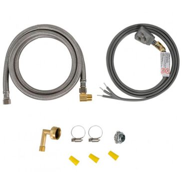 Dishwasher Installation Kit with Right-Angle Plug Head, , large