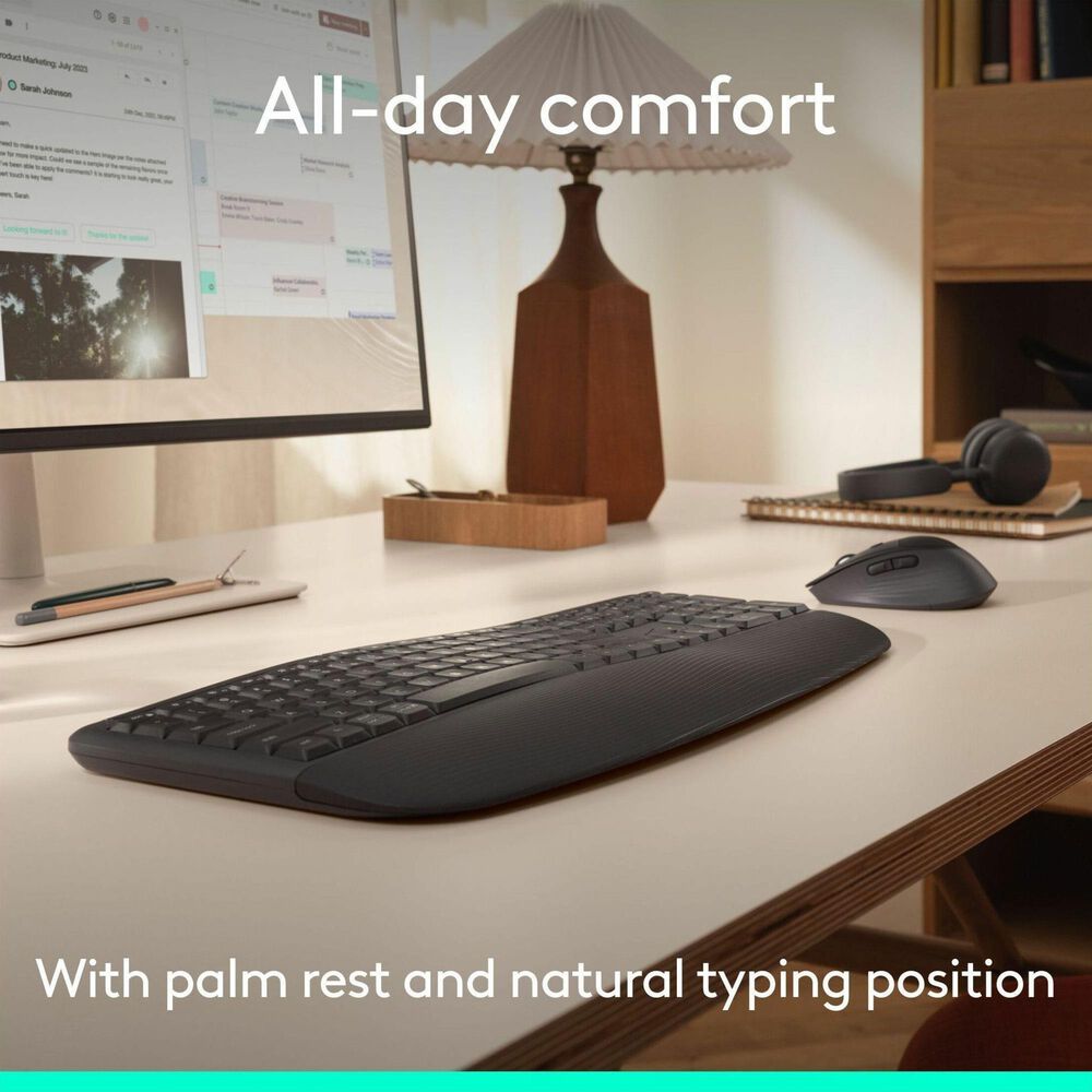 Logitech Signature Comfort Plus Keyboard and Mouse Combo in Black, , large