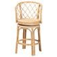 Baxton Studio Ayu Swivel Counter Stool in Light Honey, , large