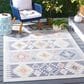 Safavieh Sarasota 4"5" x 6"5" Light Blue and Grey Indoor/Outdoor Area Rug, , large