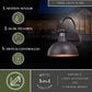 Vaxcel Franklin 1-Light Outdoor Wall Motion Sensor in Oil Burnished Bronze, , large
