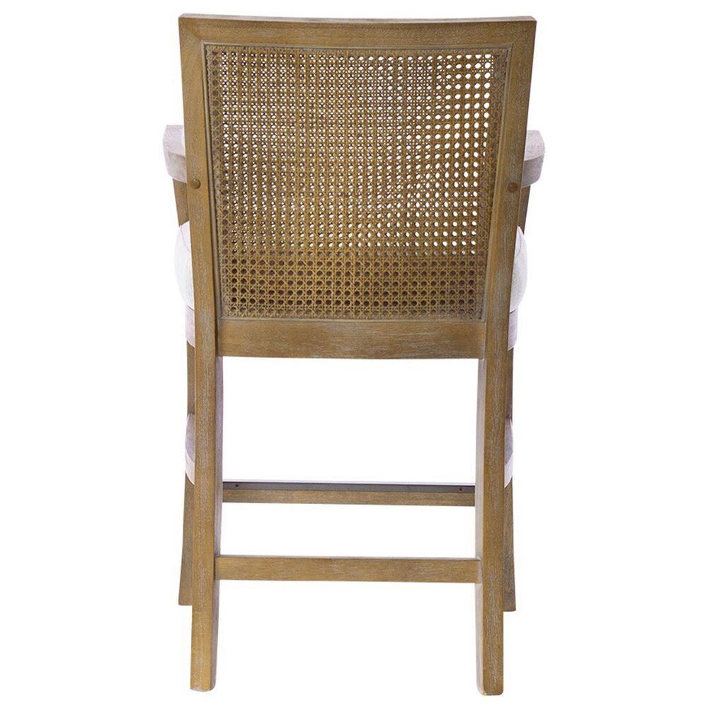 Hearth and Haven Cane Back Counter Stool in Natural, , large