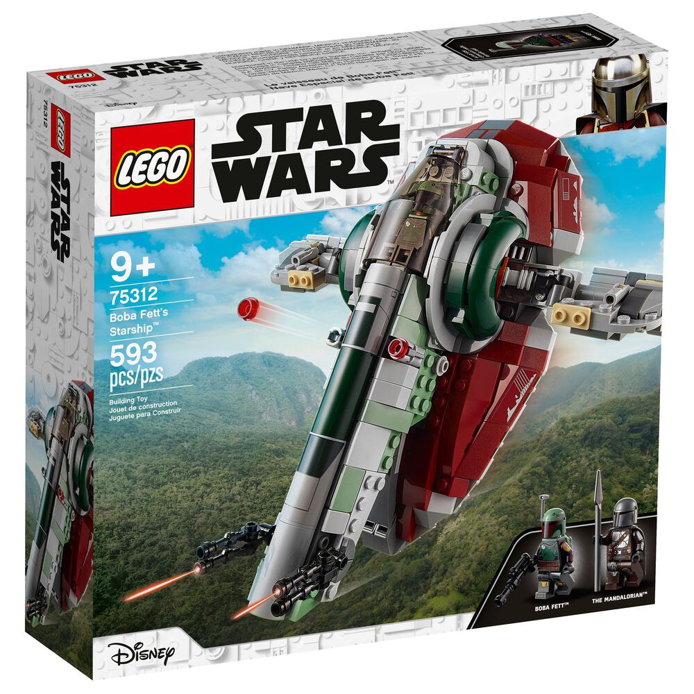 LEGO Star Wars Boba Fetts Starship Building Set, , large