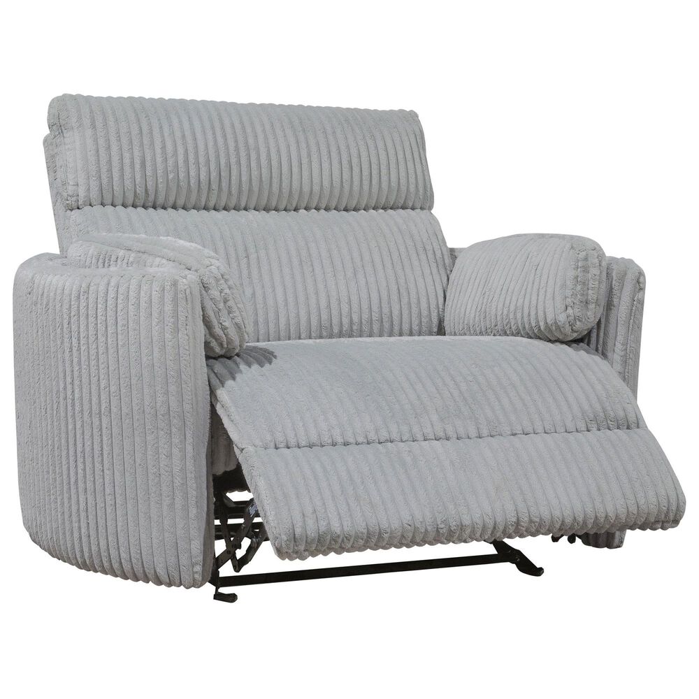 Simeon Collection Power Glider Recliner in Mega Grey, , large