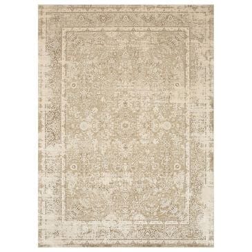 Karastan Tryst Vinci 12" x 15" Cream Area Rug, , large