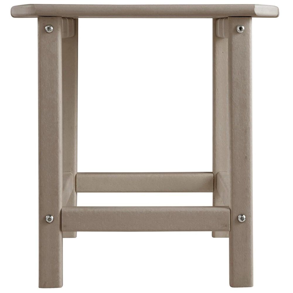 Ashley Sundown Treasure Rectangular End Table in Grayish Brown, , large
