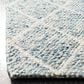 Safavieh Natura NAT712B 4" x 6" Ivory and Blue Area Rug, , large