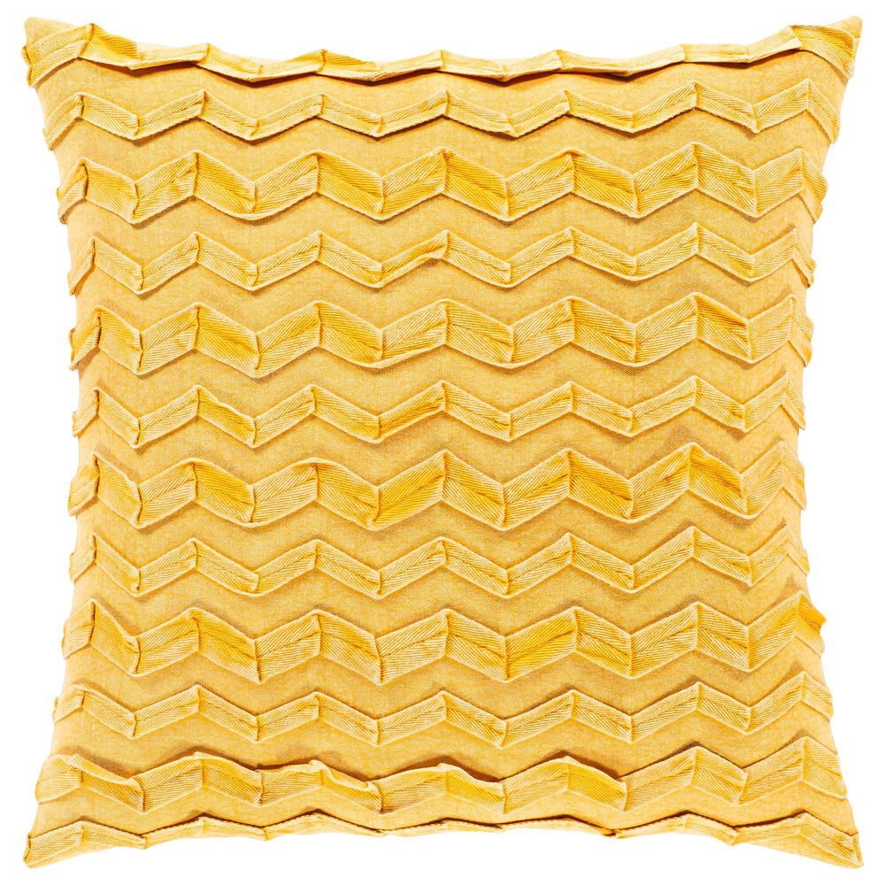 Surya Caprio 20" x 20" Throw Pillow in Saffron, , large