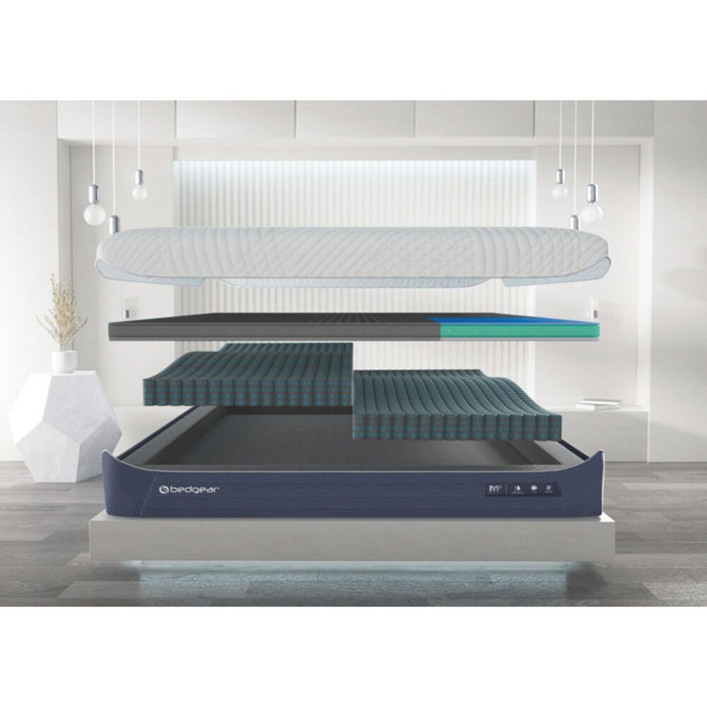 Bedgear M3 Split King Mattress with 2.0 Suspension, , large