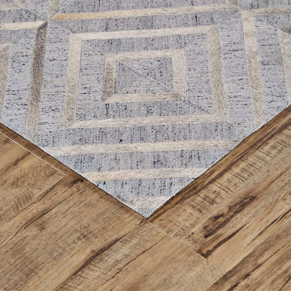 Feizy Fannin 5&#39; x 8&#39; Bisque and Storm Area Rug, , large