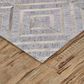 Feizy Fannin 5" x 8" Bisque and Storm Area Rug, , large