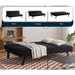 Lifestyle Solutions Dakota Convertible Sofa in Black, , large