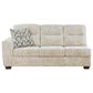 Ashley Lonoke 2-Piece Right Facing Sectional with Chaise in Parchment, , large