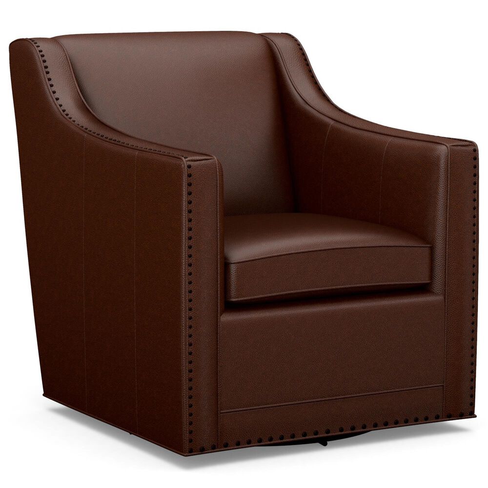 Lexington Furniture Barrier Leather Swivel Chair, , large