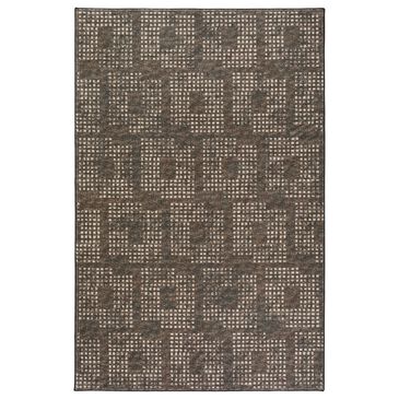 Dalyn Rug Company Delano 10" Round Chocolate Indoor/Outdoor Area Rug, , large