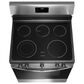 Frigidaire 4-Piece Kitchen Package with 25.6 Cu. Ft. 36" Standard Depth Refrigerator, 30" Electric Range, 1.8 Cu. Ft. Over-The-Range Microwave, 24 in. Built-In Dishwasher in Stainless Steel, , large