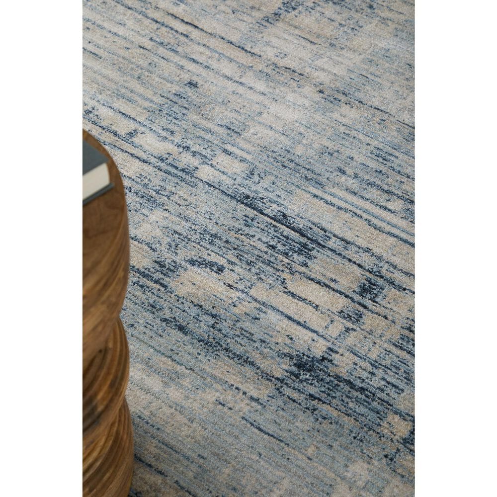 Feizy Sonora Blue and Beige 2' x 3' Area Rug, , large