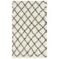 Safavieh Dallas Shag SGD258H-3 3" x 5" Ivory/Dark Grey Area Rug, , large