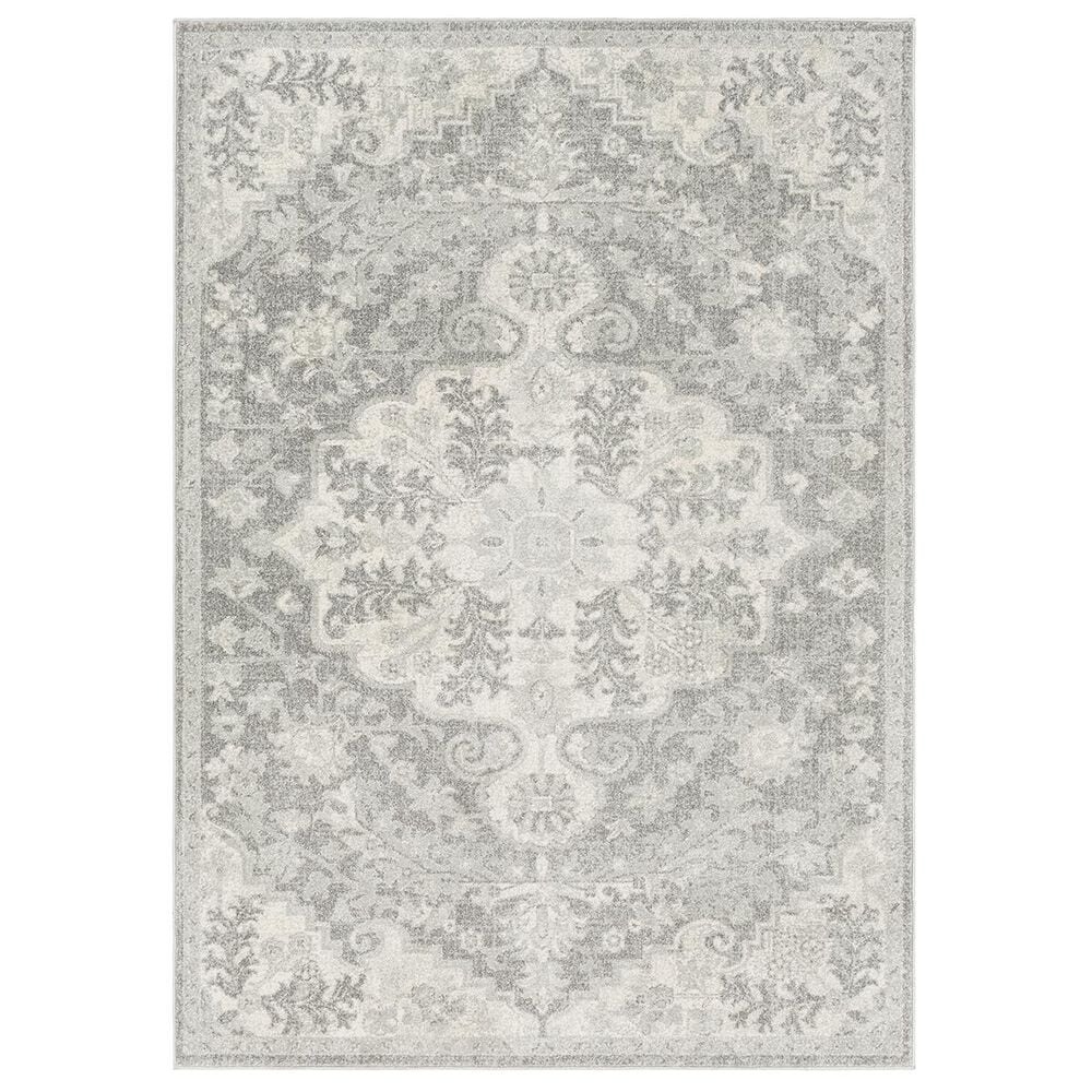 Surya Harput HAP-1071 7"10" x 10"3" Black, Gray and Charcoal Area Rug, , large