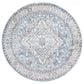 Safavieh Jasmine 5"3" Round Blue and Grey Area Rug, , large