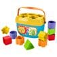 Fisher Price Baby"s First Blocks Shape Sorting Toy with Storage Bucket in Multicolor, , large