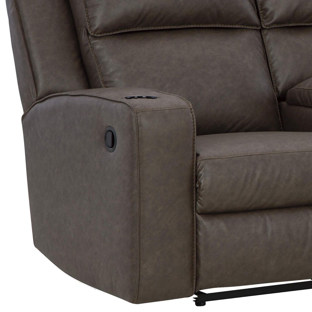 Ashley Lavenhorne Power Reclining Sofa and Recliner Set in Granite, , large