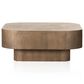 Four Hands Grass Roots Blanco Coffee Table in Warm Umber Burl, , large