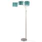Grandview Gallery Willow Trio Floor Lamp in Brushed Nickel, , large