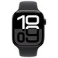 Apple Watch Series 10 GPS 42mm Jet Black Aluminum Case with Black Sport Band - M/L, , large