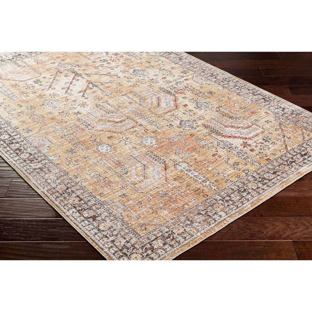 Surya Carlisle 7&#39;10&quot; x 10&#39; Olive, Medium Gray, Off-White, Dark Brown, Dark Blue and Sage Area Rug, , large