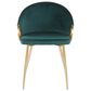 Lumisource Claire Chair in Emerald Green/Gold, , large