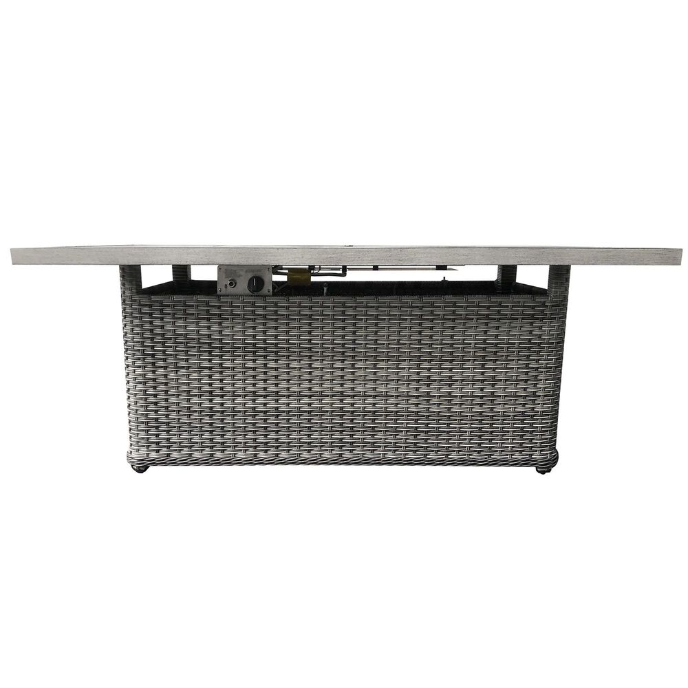World Source 7-Piece Dining Set in Gray, , large