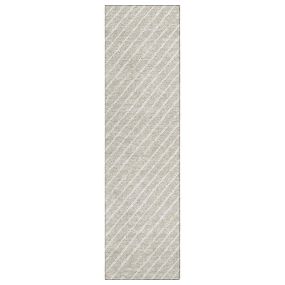 Dalyn Rug Company Wonderland WN27 2"3" x 7"6" Beige Indoor/Outdoor Runner, , large